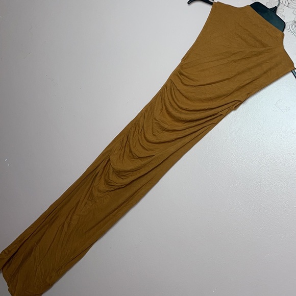 Enza Costa Silk Ribbed Midi Dress - Picture 3 of 7